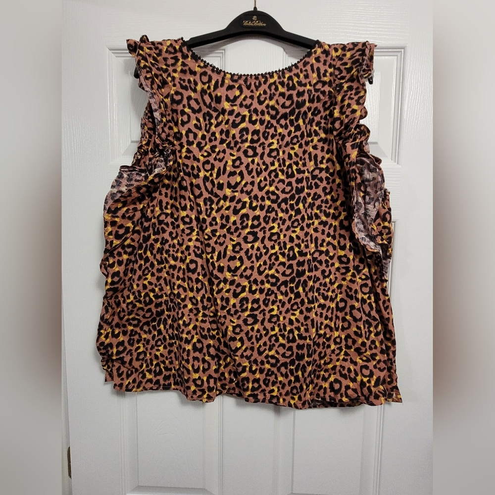 Loft Leopard Blouse